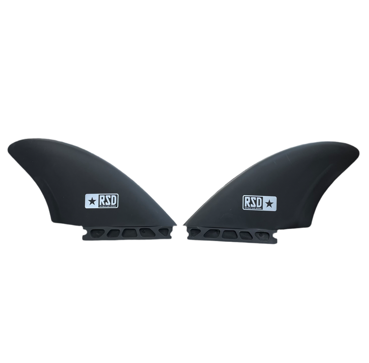 RSD futures plastic keel twin fins