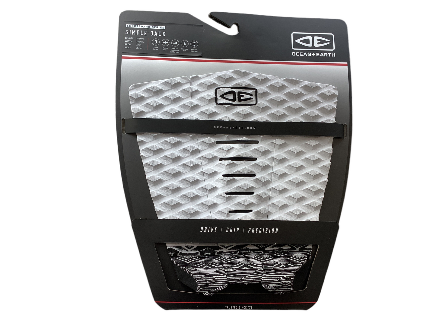 Ocean and earth Simple Jack Tailpad White