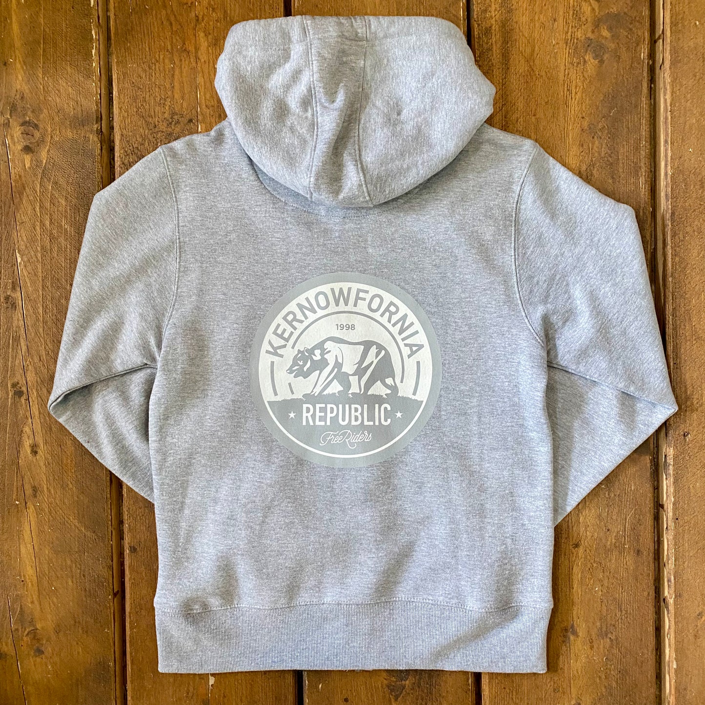 Kernowfornia Republic Zipped Ultra Soft Hoodie