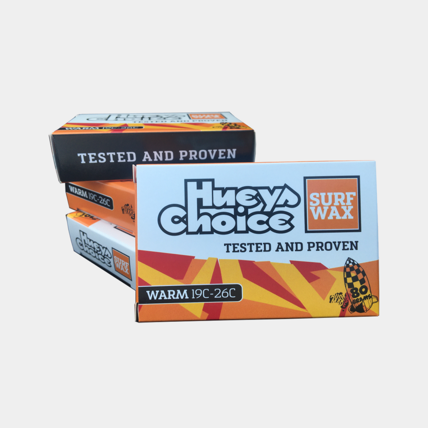 hueys choice warm surf wax 19C - 26C