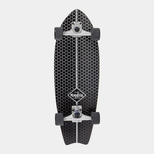 Mindless Surf Skate Fish Tail Skateboard Black