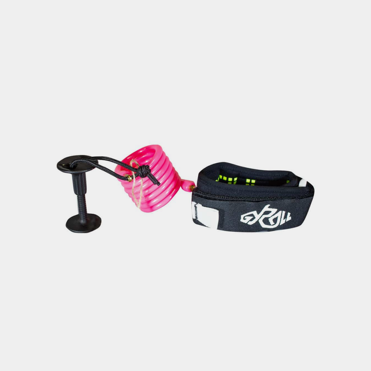 MS Gyroll Bodyboard Coiled Bicep Leash Pink