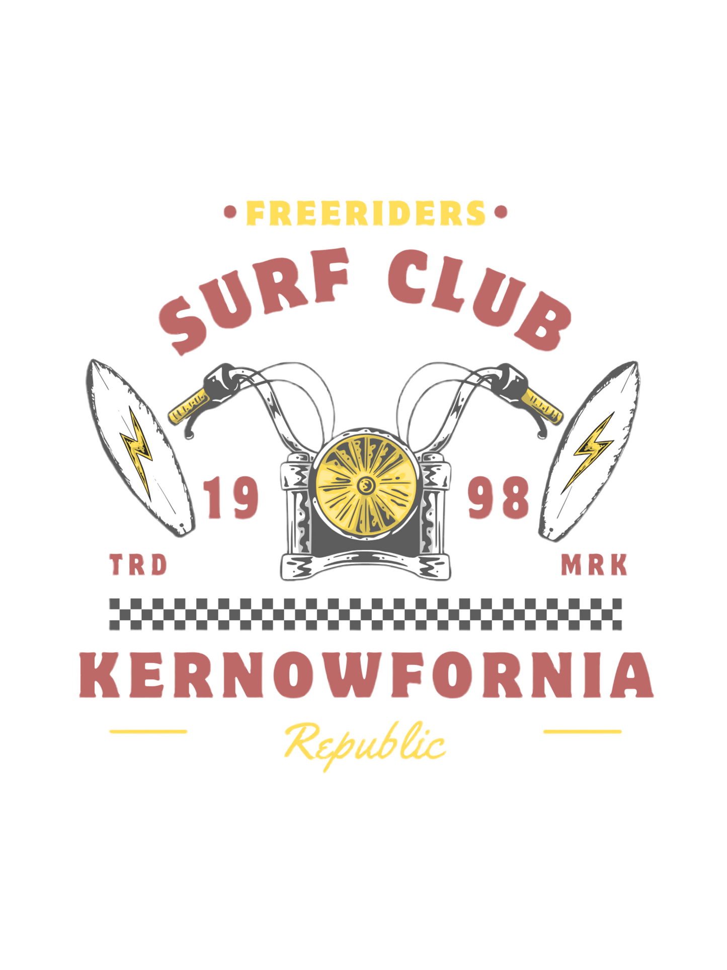 Kernowfornia Republic x Freeriders MotoX T-shirt