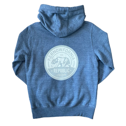 Kernowfornia Republic Zipped Ultra Soft Hoodie