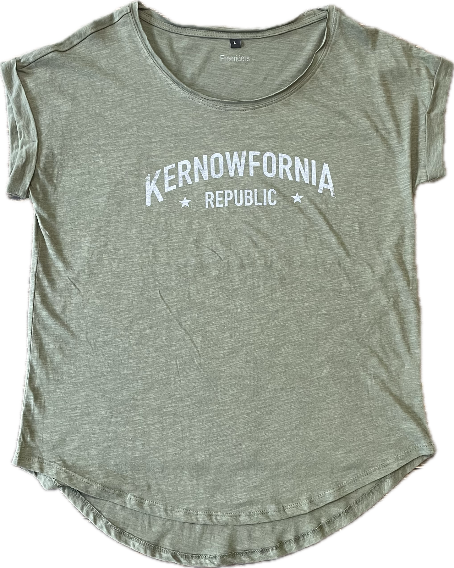 Women’s Kernowfornia Republic drop tail T-shirt