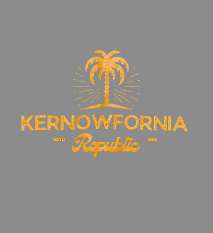 Kernowfornia Republic palm tree T-shirt