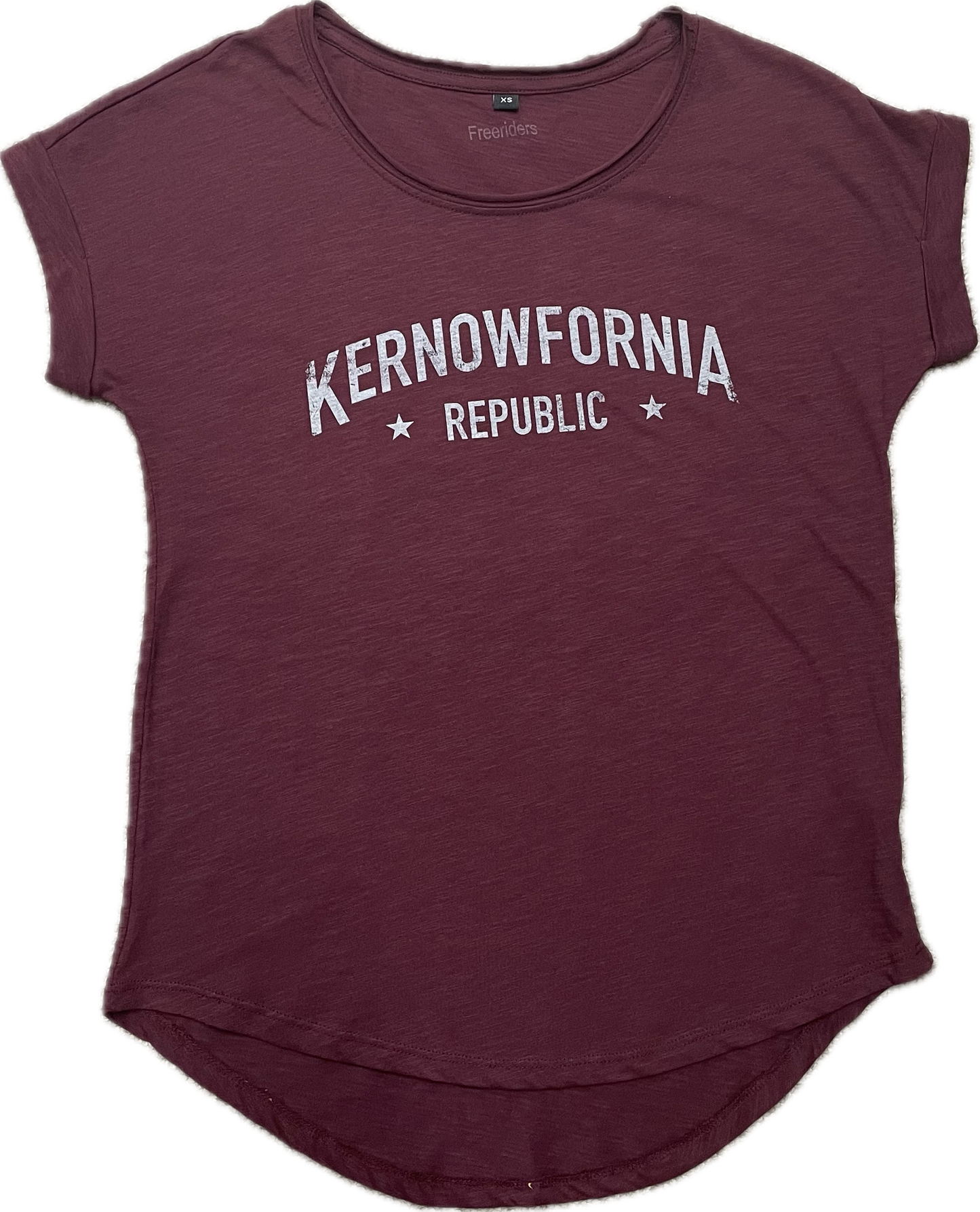 Women’s Kernowfornia Republic drop tail T-shirt