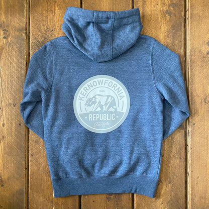 Kernowfornia Republic Zipped Ultra Soft Hoodie